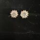 Certified 4 CT VVS1 Flawless Moissanite Snowflake 925 silver studs (6)